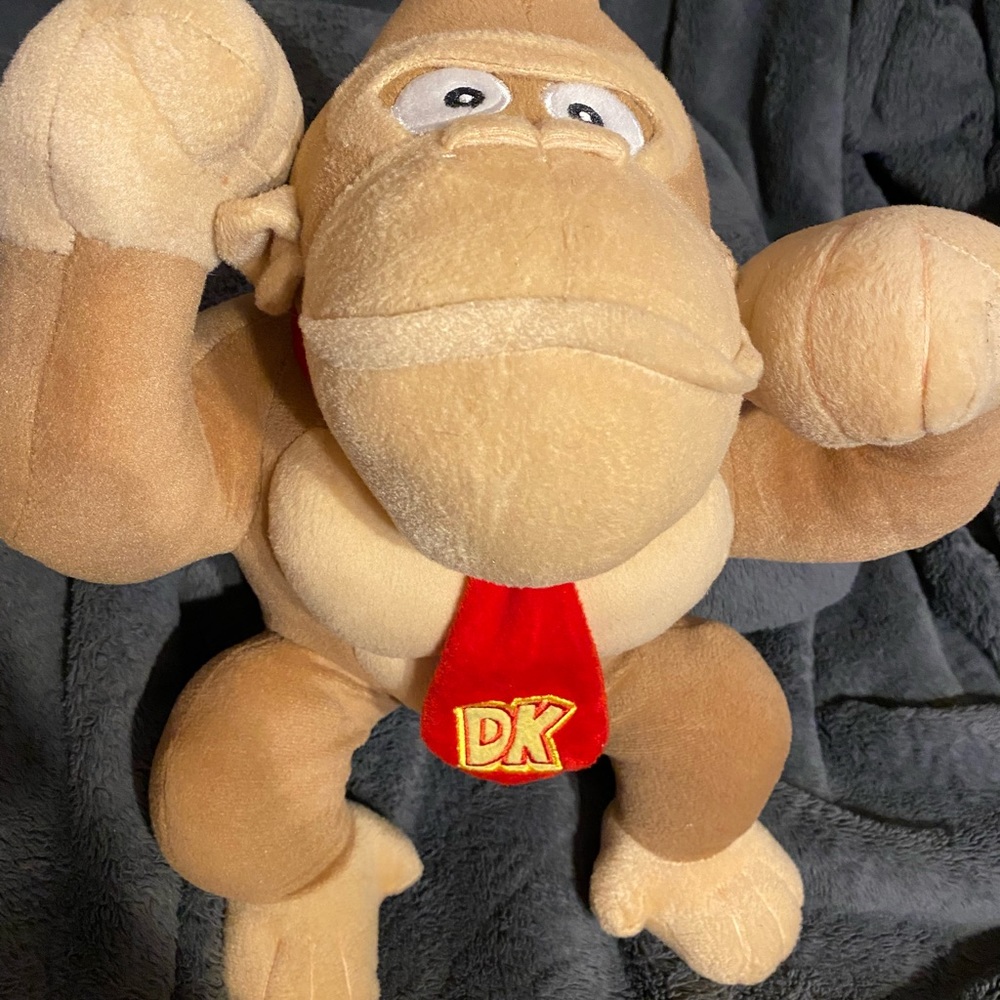 Official Super Mario Donkey Kong Plush 15”